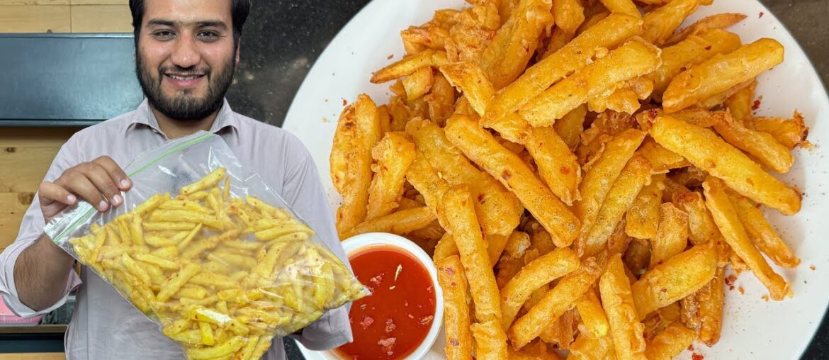 Besan wali Chips at Home – Crispy Aloo Fries Make and Freeze – Frozem Potato Fries Besan wali Chips at Home - Crispy Aloo Fries Make and Freeze - Frozem Potato Fries