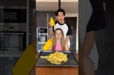 Yes or No (create french fries challenge) #shorts