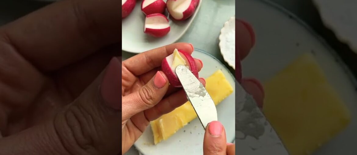 French style batterie radishes (Subscribe) #food #quickrecipe #shorts #recipes #shortsfeed #reel