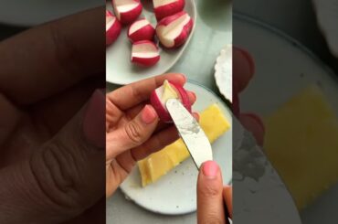 French style batterie radishes (Subscribe) #food #quickrecipe #shorts #recipes #shortsfeed #reel