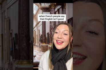 “My English is so bad” *proceeds to speak better than I do* #french #france #learnenglish #languages