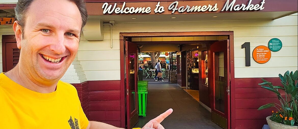 Exploring the BEST FOOD HALL in LOS ANGELES: Farmers Market