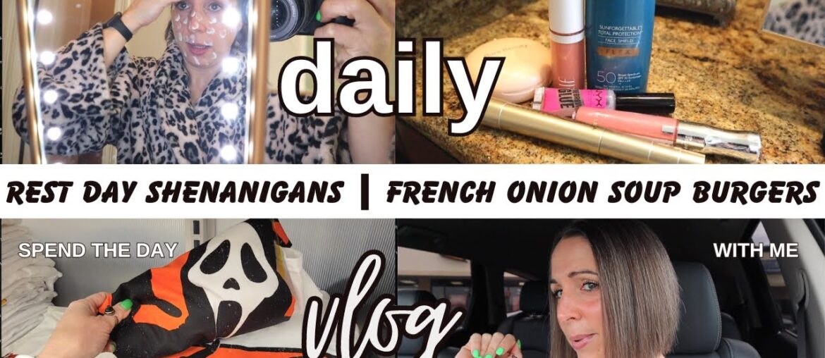 Rest Day Shenanigans | NEW French Onion Soup Burger Recipe!