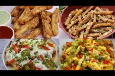 Ramadan Special 4 Best French Fries Recipes,Chicken Loaded Fries By Recipes of the world