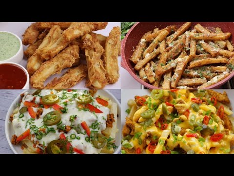 Ramadan Special 4 Best French Fries Recipes,Chicken Loaded Fries By Recipes of the world Ramadan Special 4 Best French Fries Recipes,Chicken Loaded Fries By Recipes of the world