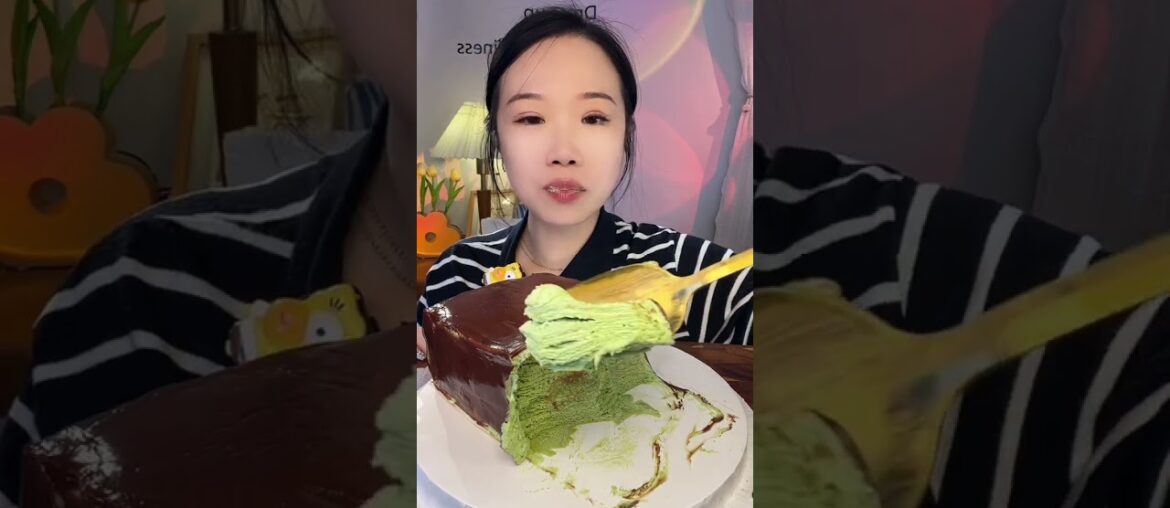 French Thousand Layer Chocolate Matcha Control Douyin Food Recommendation Officer