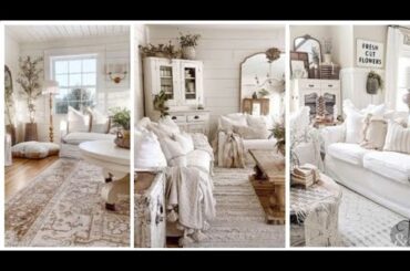 Shop rustic farmhouse living room decor french country shabby chic #homedecor