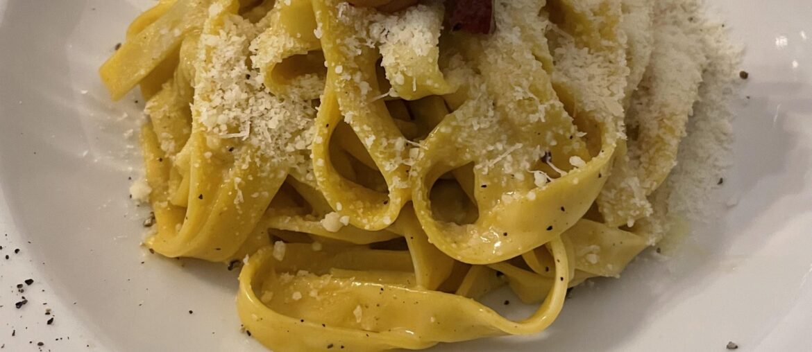 Taglitelle Carbonara