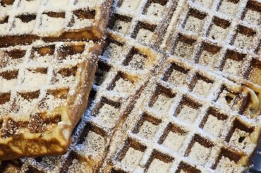 First attempt at Belgian waffles (need to experiment a bit more with them)