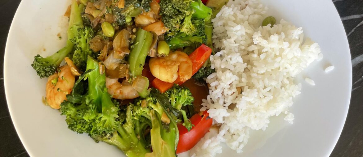 Shrimp and Vegetable stir fry