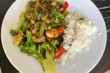 Shrimp and Vegetable stir fry