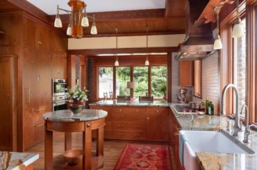 Renovated kitchen in a 1913 Craftsman style bungalow, Saint Paul, Minnesota [2560x1706]