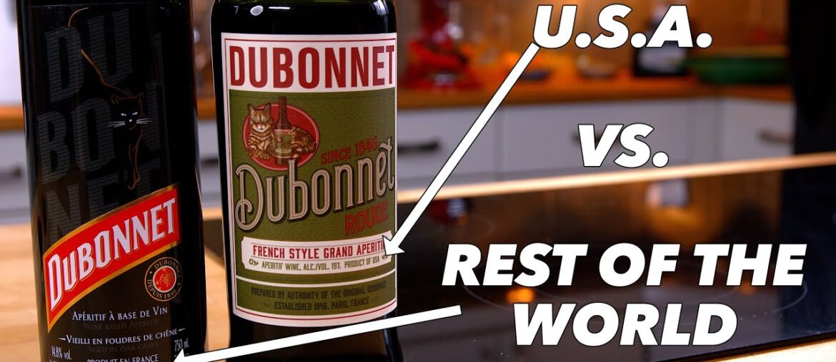 France V.s. U.S.A.: Blind Tasting Two Dubonnet Versions