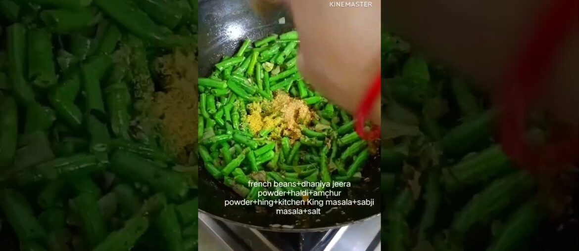 March 28, french beans Sabji