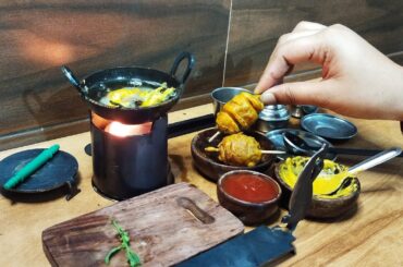 How To Make Miniature Crispy French Fries | The Mini Food | Miniature Cooking