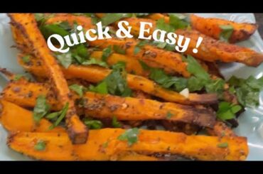 Quick and Easy Sweet  Potato Fries in Your Air Fryer!