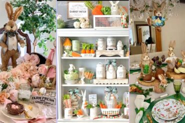 100+ Spring Bunny French Country Farmhouse decoration ideas |Farmhouse decoration #farmhouse #decor