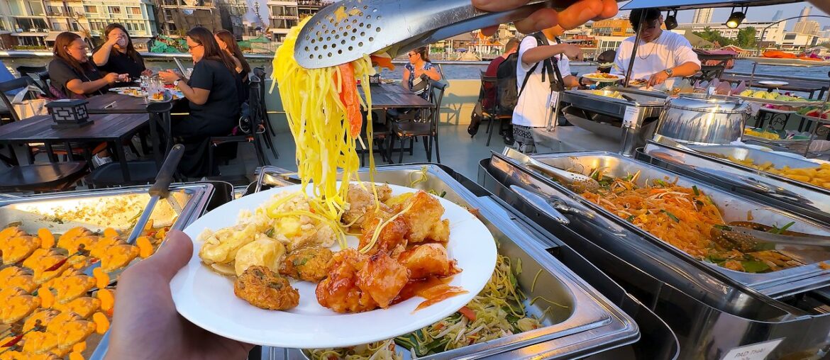 $40 All-You-Can-Eat Dinner Buffet River Cruise in Bangkok $40 All-You-Can-Eat Dinner Buffet River Cruise in Bangkok