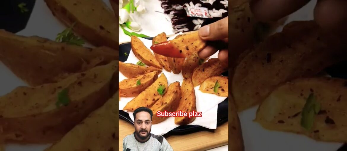potato fries kaise banate ha , potato French fries #potatowedges #recipe #friedpotatowedges #food