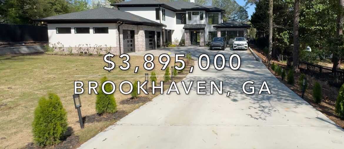 $3,895,000 Luxury Brookhaven Property with Saltwater Heated Pool - Atlanta Homes