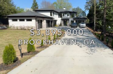 $3,895,000 Luxury Brookhaven Property with Saltwater Heated Pool - Atlanta Homes