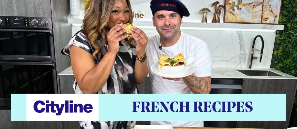 French recipes for croque monsieur and onion soup