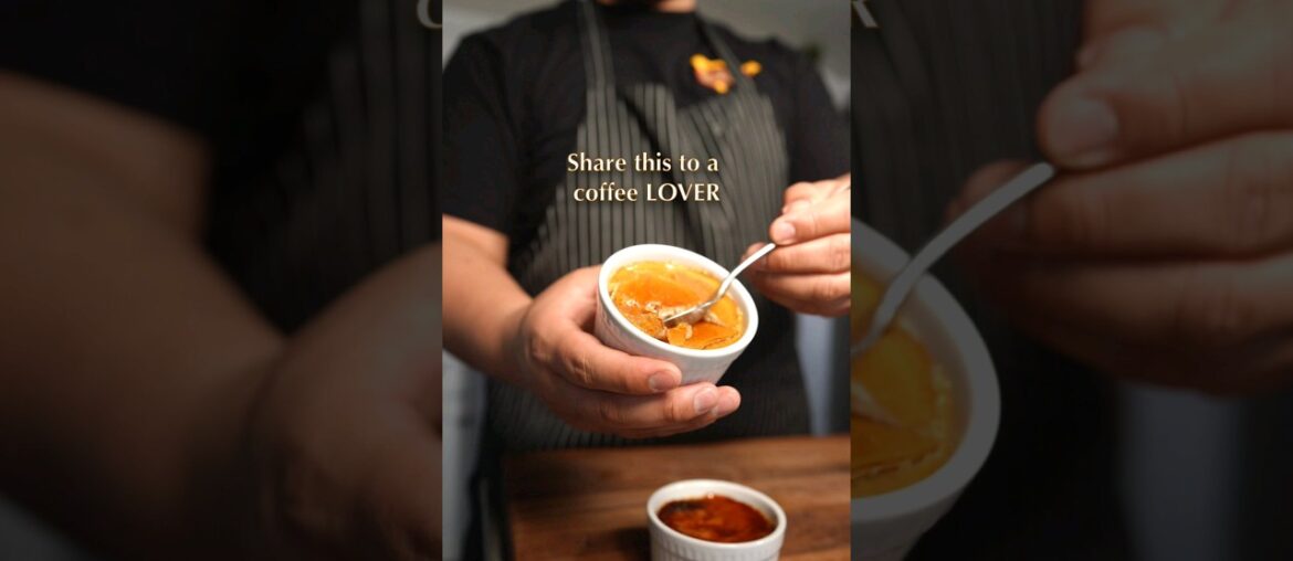 Replace your morning coffee with coffee creme brulee. #cremebrulee #coffee