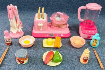 9 Minutes Satisfying with Unboxing Cute Pink BBQ Kitchen Cooking Toys Collection ASMR| Review Toys