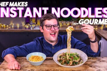 A Chef makes INSTANT NOODLES Gourmet!! | Sorted Food