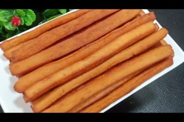 New Style Amazing Sweet  Potato sticks Recipe! Its So Delicious! Crispy Potato Snacks! French Fries