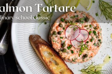 Classic Salmon Tartare (sample recipe from our cookbook)