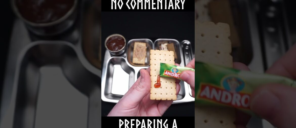 ASMR - Preparing french 24H MRE ( No commentary )