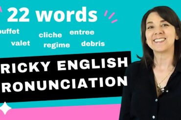 TRICKY! How to Pronounce French Words in English