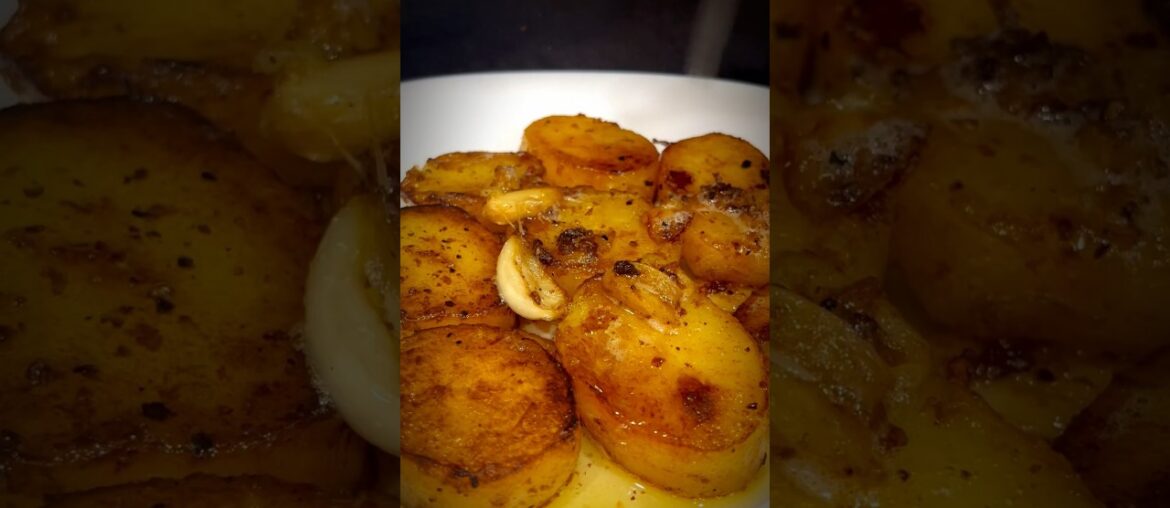 Would You Try This Potato Recipe?? Fondant Potatoes #shorts #cooking #asmr