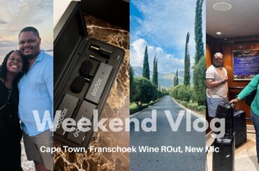 Travel Vlog : Cape Town for a Weekend | Franschoek Wine Route | New Wireless Mic