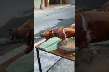 We invite you to eat roasted dog meat and drink beer