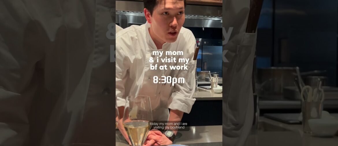 My mom and I eat where my chef bf works!!! | #nycvlog