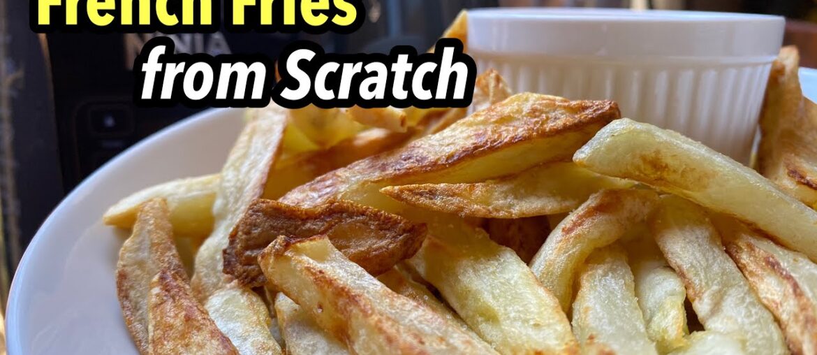Air Fryer Homemade French Fries | Ninja Air Fryer | French Fries Recipe From Scratch