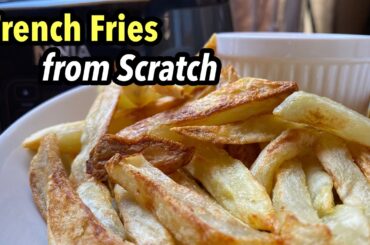 Air Fryer Homemade French Fries | Ninja Air Fryer | French Fries Recipe From Scratch