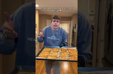 Eating a HEALTHY Homemade French Fries Recipe!