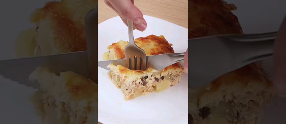 How to make potato pizza with fish recipe #howto #cooking #pizza #recipe