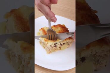 How to make potato pizza with fish recipe #howto #cooking #pizza #recipe