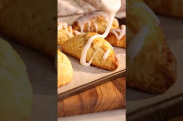 Golden, Buttery Lemon Scones!