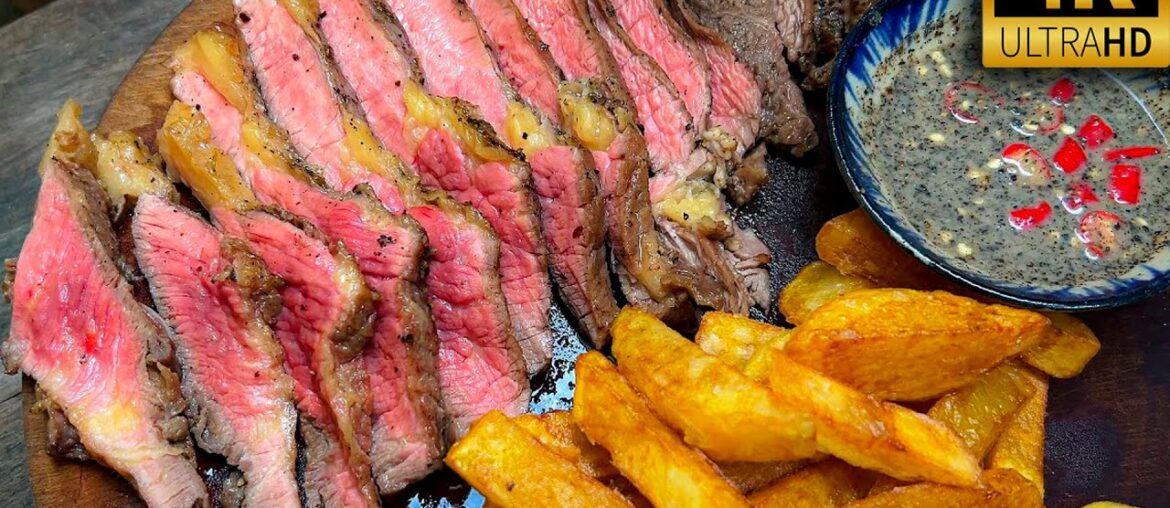 STEAK WITH FRENCH FRIED RECIPE @foodatasty