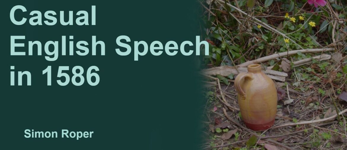 Conversational English in 1586