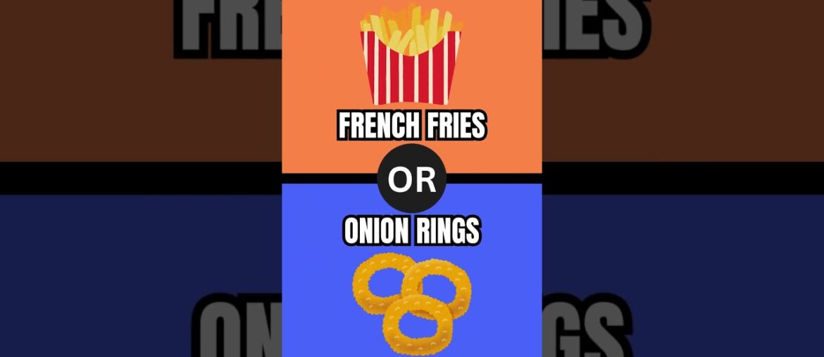 French Fries or Onion Rings #shorts #food