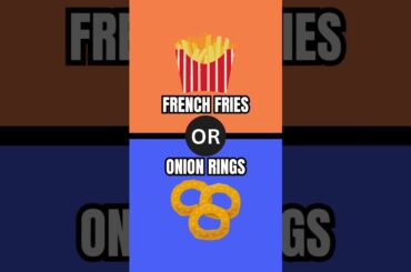 French Fries or Onion Rings #shorts #food