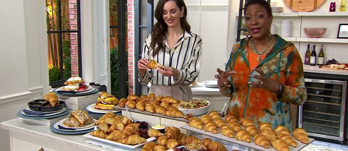 Authentic Gourmet 18 Classic French Butter Croissants on QVC