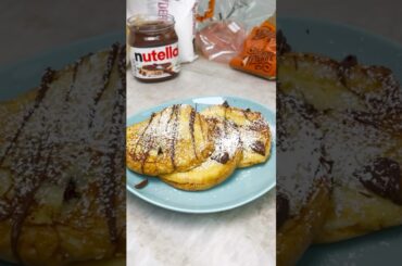Nutella stuffed french toast #dessert #food #nutella