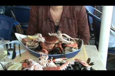 Gourmet dinner. Delicious Seafood. Le Croisic France - 1